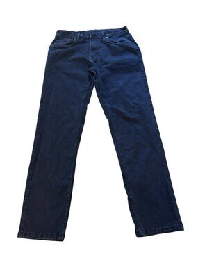 The Perfect Jean NYC Mens 32x32 Athletic Fit Dark Blue Denim Pants Stretch Waist
